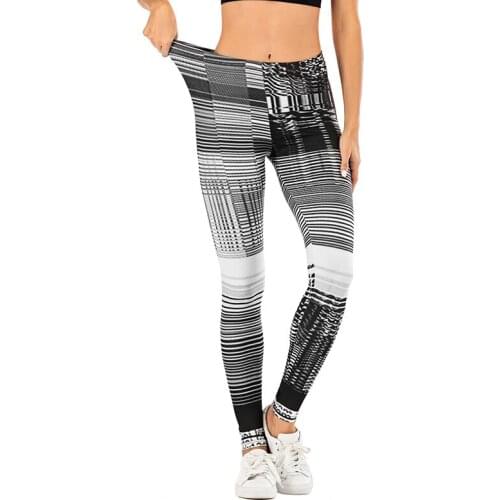 Womens Sports Yoga Pants Running Outdoor Fitness Pants Summer Printing Leggings One Size Gym Accessories Women Clothes
