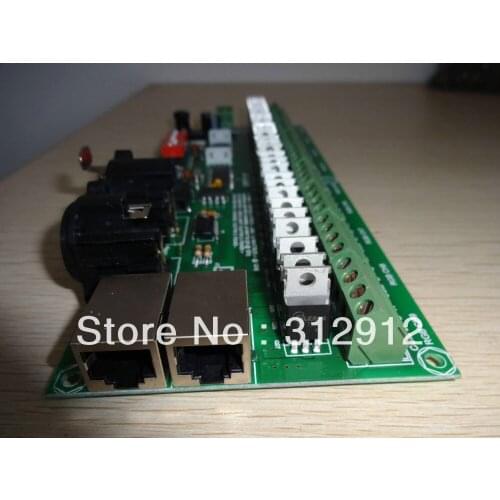 27channel easy constant voltage dmx decoder with RJ45 interface,DC7-24V input