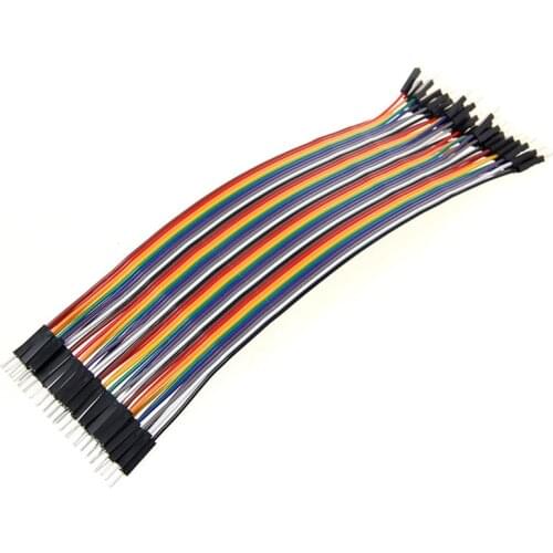 40Pcs 10CM/20CM/30CM 1P Male To Female/ Male To Male /Female To Female Dupont Line Dupont Cable Jump Wire Breadboard wire
