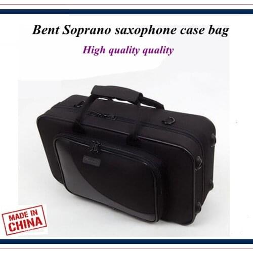 Saxophone accessories - saxophone case - Bb Bent Soprano saxophone bag , portable backpack - saxophone parts