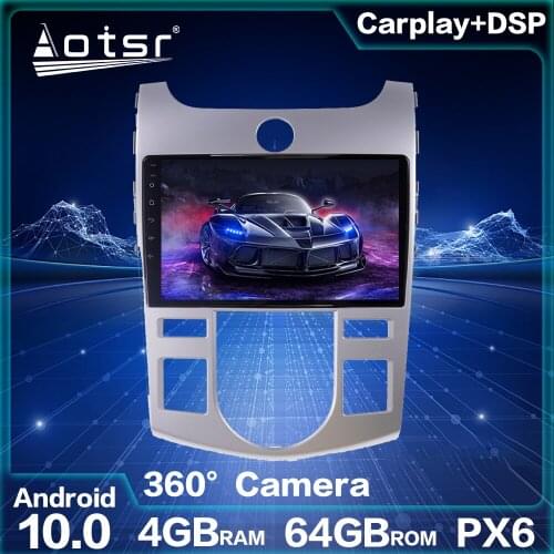 Android 10.0 64G PX6 Car Multimedia Player For KIA Cerato 2008-2013 Car Radio GPS Navigation Android Radio Auto Stereo Head Unit