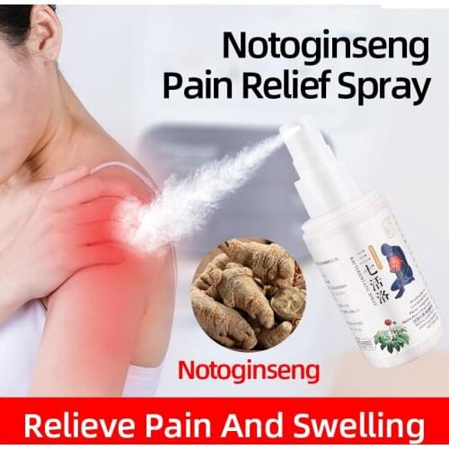 Notoginseng Joint Pain Bacteriostatic Spray Itching Cured Bacteriia Pain Relief Muscle Sprain Knee Waist Back Shoulder Pain