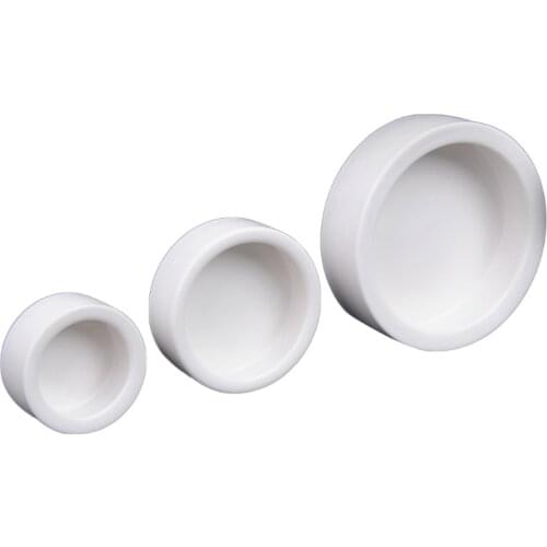 White Ceramic Reptile Round Feed Bowl Worm Dish Pet Bowls Mini Food Water Anti-Escape Reptile Feeder for Anoles Bearded Dragons