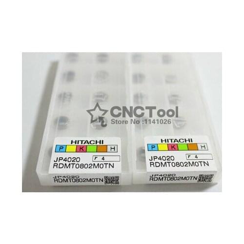 Free shopping! HITACHI 10PCS RDMT0802MOTN JP4020 lathe cutting tools CNC blade alloy carbide cutting tool carbide inserts