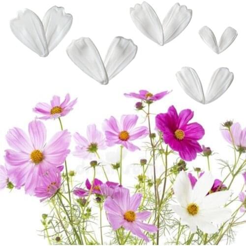 Flower Cosmos Petals Silicone Fondant Mould Cake Decor Tool Chocolate Gumpaste Mold, Sugarcraft, Bakeware,Kitchen Gadget