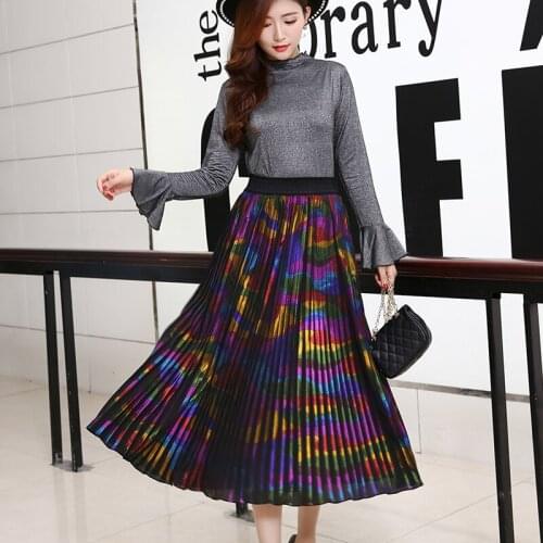 Daatthird Women's Pleated Skirts