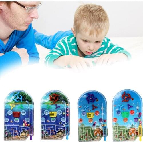Children Cartoon Pinball Shooting Peer Interaction Labyrinth Beads Ejection Desktop Table Game Kid Playing Toy Gift Random