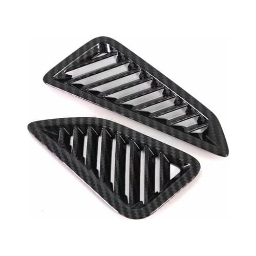 For Toyota Corolla 2019 2020 Sedan Carbon Fiber Interior Inner Air Condition Decoration Outlet Cover Trim Accessories