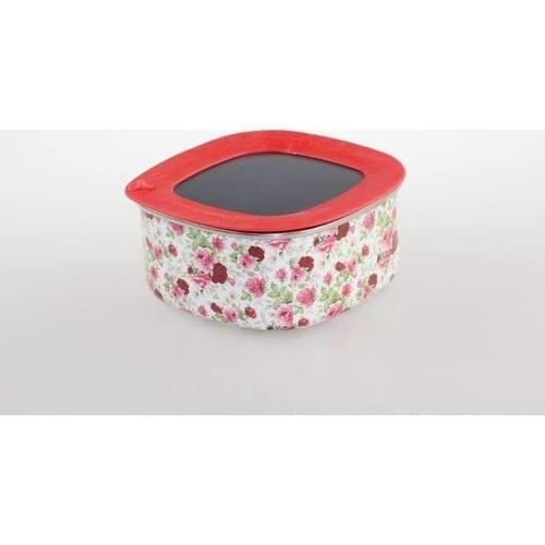 Ancel Enamel Square Storage Container 19*19*9 cm