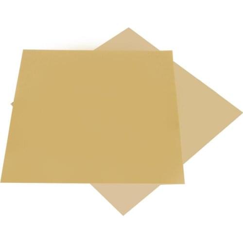 3D Printer PEI Sheet 305/254/235/157/150/120mm for 3D Printing Build Surface with 3m Adhesive Tape Polyetherimide Ultem Sheet