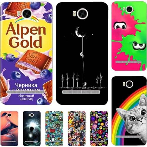 Lovely Fashion Coloured Painted Cases For Huawei Y3 II Case Painting Back Phone Cover FOR Huawei Y3 2/Y3II-U22/ LUA-U22/Lua-L21