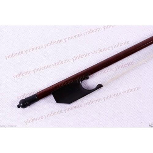 One Violin Bow Baroque Model Ebony Sandalwood Round Stick New 4/4