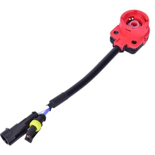 D2 D2S Wire Plug Cable Connectors D2S socket base car styling accessory adapter D2R D2C HID Wiring Harness AMP adapter Converter