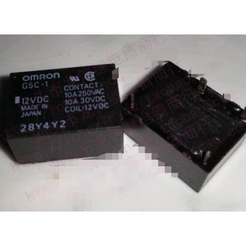 Relays G5C-1 12VDC 7520-1A-12V-10A