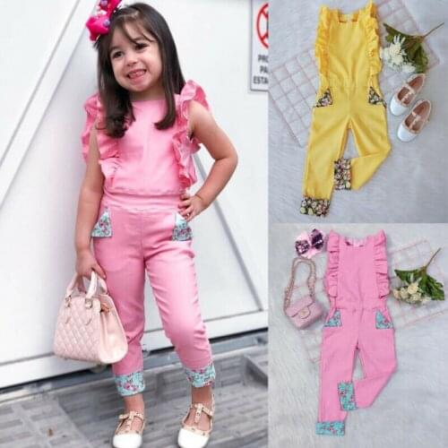 Newborn Baby Kid Girl Cotton Romper Sleeveless Jumpsuit Clothes Outfits Sunsuit Empire Patchwork Rompers