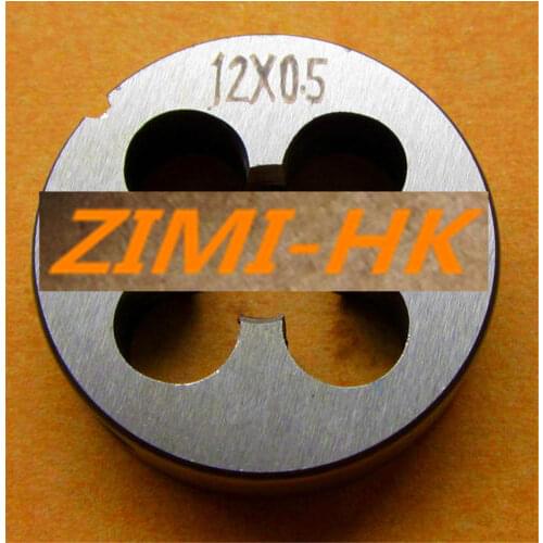 2pcs) 12mm x 0.5 Metric Right hand Die M12 x 0.5mm/M12*0.5 Pitch (The high quality )