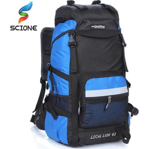45L 60L Rucksack Hiking Backpack Outdoor Camping Professional Climbing Bag With Suspension Bearing System Sport Bag XA267Y