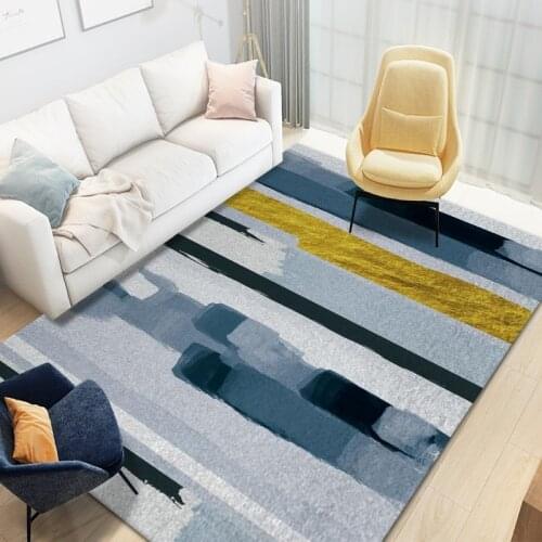Nordic geometric abstract living room sofa carpet modern minimalist style coffee table mat rugs and carpets for home living room