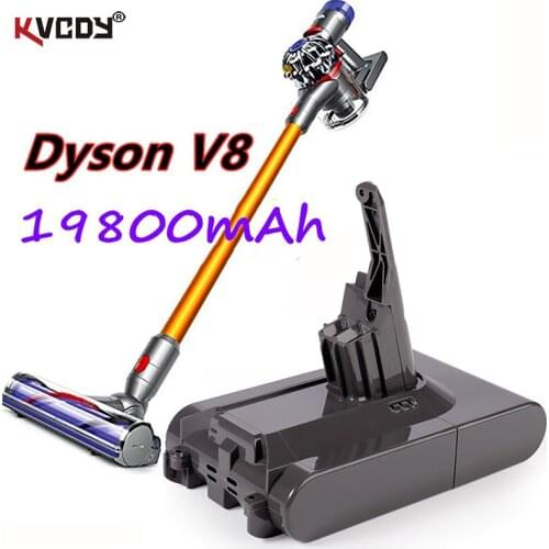 19800mAh 21.6V Battery For Dyson V8 Battery for Dyson V8 Absolute /Fluffy/Animal/ Li-ion Vacuum Cleaner rechargeable Battery