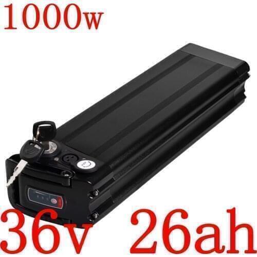 36Volt Ebike Silver Fish Battery 36V 20Ah 18Ah 15Ah 13Ah 10Ah Electric Bike Battery For 36V 1000W 500W 350W 250W Bafang Motor