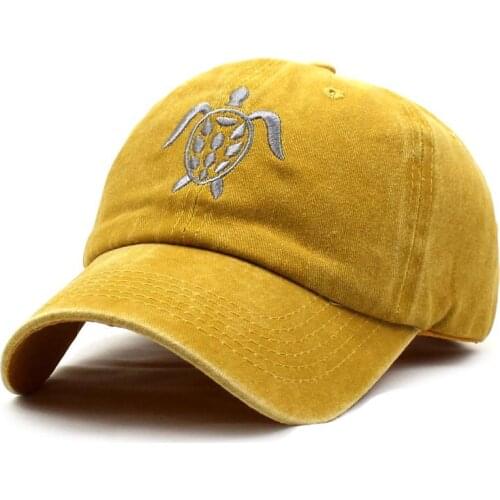 2021 Cotton fashion joker tortoise embroidery Casquette Baseball Cap Adjustable Snapback Hats for men and women 78