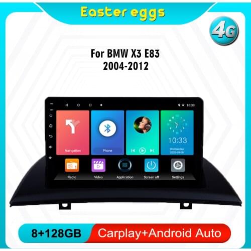 Eastereggs For BMW X3 E83 2004 - 2012 2 DIN Android 8.1 Car Radio Multimedia Video Player GPS WIFI Android Audio Stereo