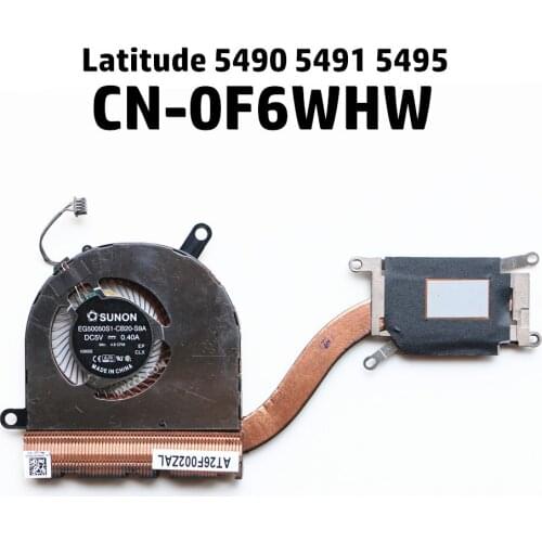 CN-0F6WHW FOR Dell Latitude 5490 5491 5495 CPU COOLING FAN (UMA)