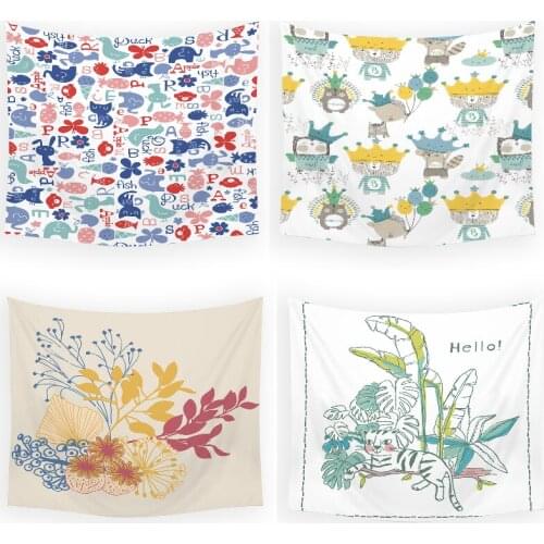 Flowers leaves and pumpkins room decor aesthetic tapestry tapestry anime wall tapestry forest gothic home decor anime tapestry