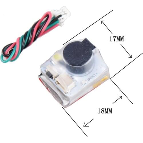 JHEMCU JHE42B_S Finder JHE42BS 100DB LED Mini Drone Buzzer Built-In Battery 18X17X15mm for RC Airplane FPV Micro Long Range DIY
