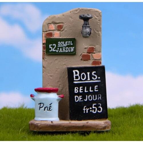 Faucet Kettle Billboard Model Photo Shooting Props Miniature Landscape Ornaments