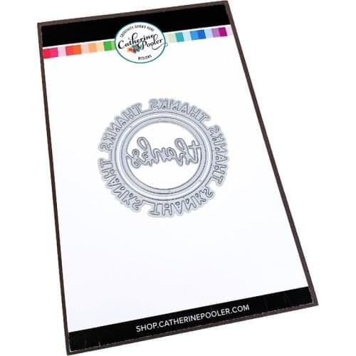 Metal cutting dies Round-of Thanks mold card Scrapbook paper craft knife mould blade punch stencils