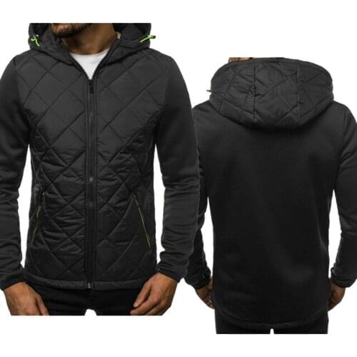 Fashion Mens jackets blank Car Logo Print Casual high quality Splicing Cotton Sweatshirts Hoodie zipper Jacket Clothing