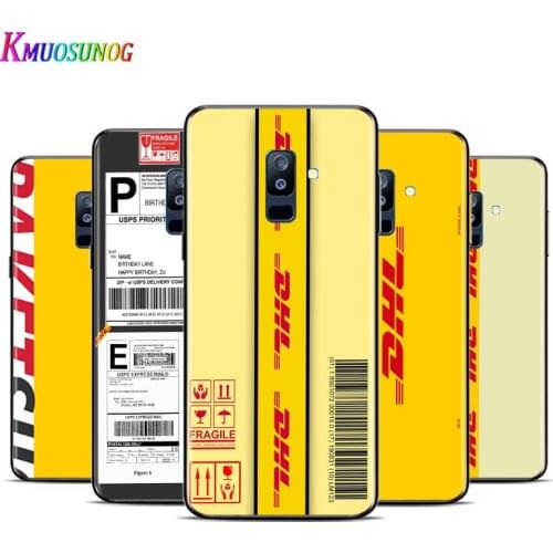 Fashion Dhl Express For Samsung Galaxy A3 A5 A6 A7 A8 A9 A6S A8S A9S Star Plus 2016 2017 2018 Black Silicone soft Phone Case