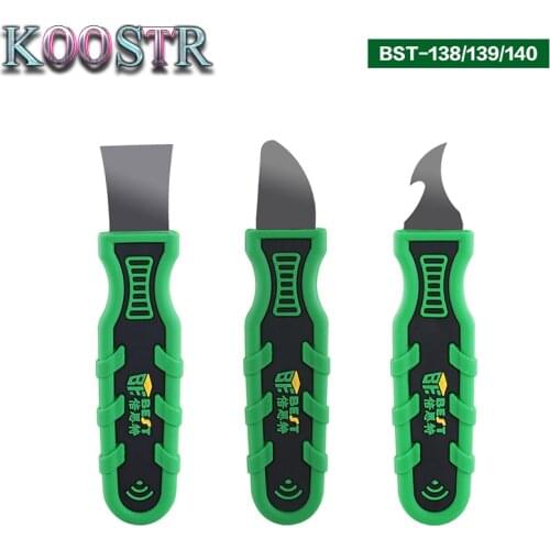 New BST-138/139/140 Spudger Set Phone Tablet Prying Scraper Glue Remover for iPhone iPad Samsung Repair Tool Kit