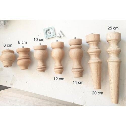 10 cm furniture legs 4 pcs