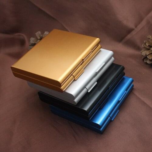 Hot Metal Smoking Cigarettes Aluminum Cigarette Case Tobacco Case Cigar Holder Pocket Box Storage Container Gift Box for Women