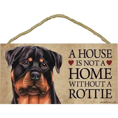 Portable Useful Dog Doorplate House Sign Exquisite Workmanship Pet House Plaques Dog Print for Pet Shop