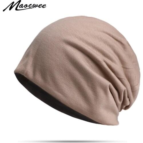 Beanie Hat Spring And Autumn Solid Color Hedging Cap Men Women Outdoor Sports Breathable Bonnet Hat Thin windproof Beanies Hats