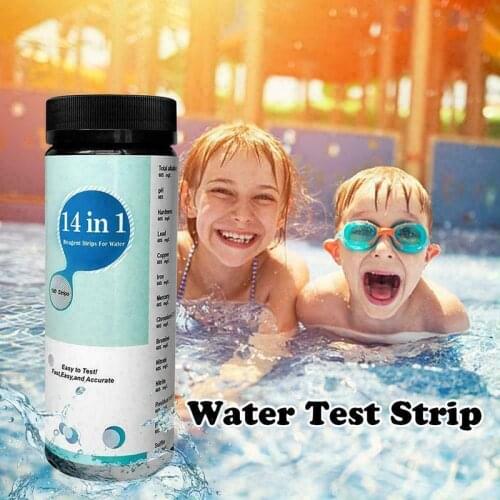 Spot 14-in-1 Drinking Water Test Kit Water Quality Test for Well and Tap Water 50/100pcs Hogard