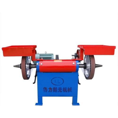 380V Vertical Double-Head Sanding Machine High-Power Double-Station Polishing Equipment Metal Aluminum Parts Grinding Apparatus
