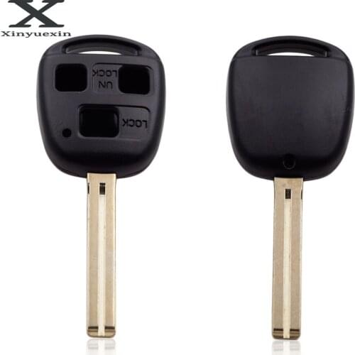 XINYUEXIN 3 Buttons For Toyota For Lexus ES300/IS400/RX300/RX400h Uncut Key Fob Case Blade TOY48 46mm