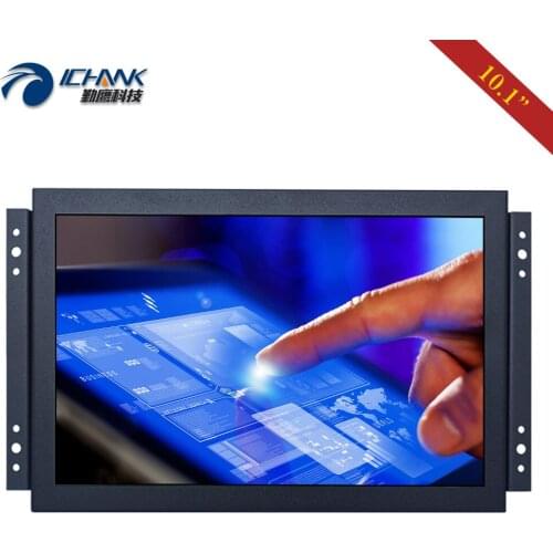 ZK101TC-59D/10.1" inch 1280x800 720p Metal Shell Embedded Open Frame Driver Free Multi-point Capacitive Touch LCD Screen Monitor