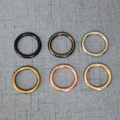 1 Pcs/Lot 25mm Alloy O Ring Unwelded Key Ring Belt Strap Dog Chain Buckle Clip Trigger Bag Buckle Metal Accessories