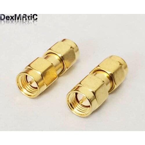 1pc RF SMA Adapter SMA Male Switch Male plug Straight Coupler Wholesale Fast Shipping