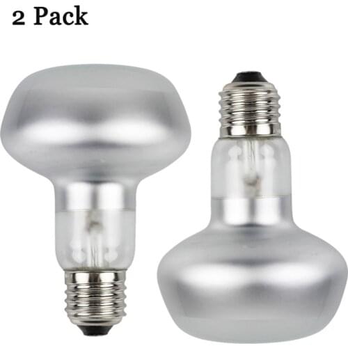 Practical 2 Pack 75W Reptile Light UVA Heat Lamp Bulb Bearded Dragon Accessories for Reptiles 220V