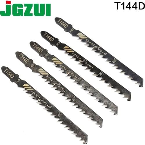 5PCS High Quality 10pcs Hcs HSS Ground Teeth Straight Cutting T-Shank Jig Saw Blade for Wood
