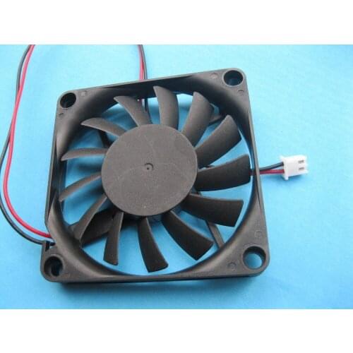 50 Pcs Brushless DC Cooling Fan 12V 7010S 13 Blades 70x70x10mm 2pin Sleeve-bearing