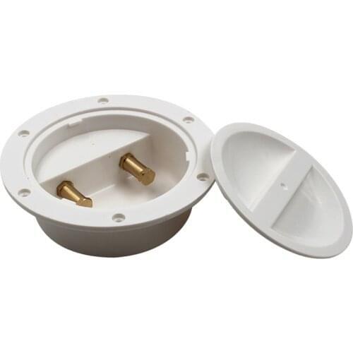 Durable White Waterproof Boat Fishing Power Supply Base Of Electric Reel