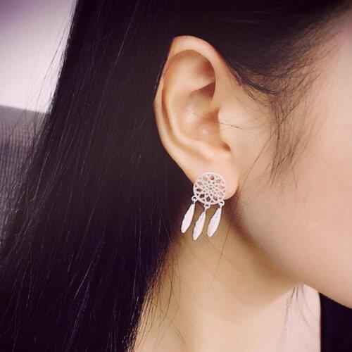 Bohemia Catwalks Feather Earrings, Simple Personality Fashion Womens Earrings Jewelry Wholesale And Retail Christmas Earrings