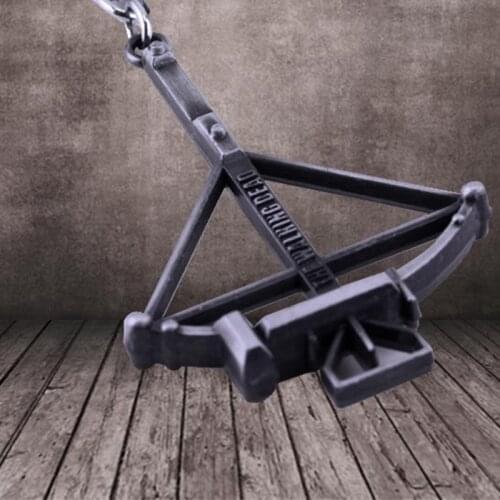 Retro The-Walkings-Dead Keychain Pendant Crossbow Bow And Arrow Key Chain Key Ring Action Figure Cosplay Toys